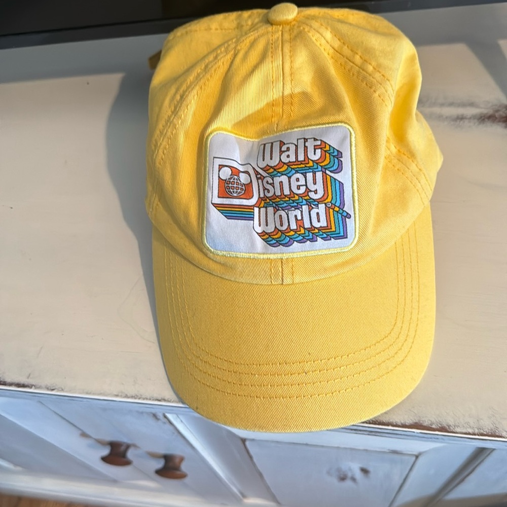 Disney Retro Yellow Walt Disney World Baseball Cap